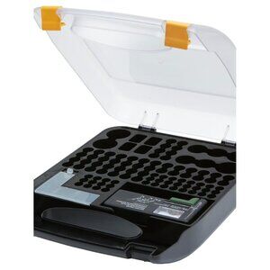 Battery Storage Box with Tester, Holds 110 Batteries, Wall Mount